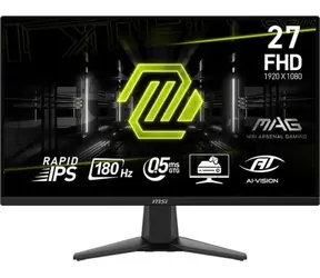 27" MSI MAG 275F černá / FHD / 1920 x 1080 / 16:9 / 0.5ms / 1000:1 / HDMI+DP / VESA