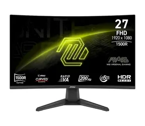 27" MSI MAG 276CF E20 černá / FHD / 1920 x 1080 / VA / 16:9 / 0.5ms / 3000:1 / HDMI+DP / VESA