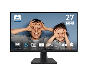 27" MSI PRO MP275QDE černá / WQHD / IPS / 16:9 / 1ms / 1300:1 / 300cd-m2 / HDMI+DP / VESA