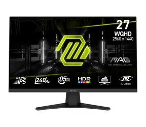 27" MSI MAG 274QFDE X24 černá / WQHD / IPS / 16:9 / 0.5ms / 1000:1 / 250cd-m2 / HDMI+DP / VESA
