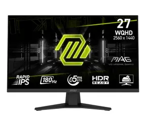 27" MSI MAG 274QFDE černá / WQHD / IPS / 16:9 / 0.5ms / 1000:1 / 250cd-m2 / HDMI+DP / VESA