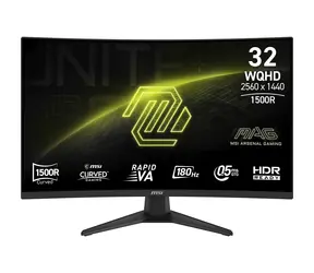 31.5" MSI MAG 321CQFDE E18 černá / 2560 x 1440 / VA / 16:9 / 0.5ms / 3000:1 / 300cd-m2 / HDMI + DP / VESA