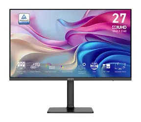 27" MSI Modern MD272UPHGDE černá / UHD / IPS / 16:9 / 4ms / 1000:1 / 400cd-m2 / HDMI+DP+USB-C / VESA