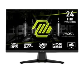 24" MSI MAG 242F černá / FHD / IPS / 16:9 / 0.5ms / 1000:1 / 300cd-m2 / HDMI+DP / VESA