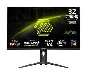 31.5" MSI MAG 321CUPDFDE černá / 3840 x 2160 / VA / 16:9 / 0.5ms / 3000:1 / 350cd-m2 / HDMI + DP + USB-C / VESA