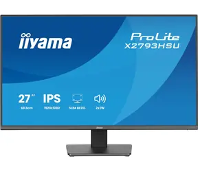 27" IIYAMA ProLite X2793HSU-B1 černá / LED / IPS / 1920 x 1080 / 16:9 / 1 ms / 1500:1 / 350cd-m2 / VESA