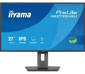 27" IIYAMA ProLite XB2792HSU-B1 černá / LED / IPS / 1920 x 1080 / 16:9 / 3 ms / 1500:1 / 300cd-m2 / VESA