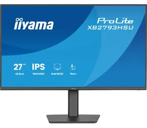 27" IIYAMA ProLite XB2793HSU-B1 černá / LED / IPS / 1920 x 1080 / 16:9 / 1 ms / 1500:1 / 350cd-m2 / VESA