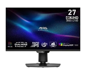 27" MSI MAG 274UPDF E16M černá / IPS / 3840 x 2160 / 16:9 / 1000:1 / 400cd-m2 / DP + HDMI + USB-C / VESA