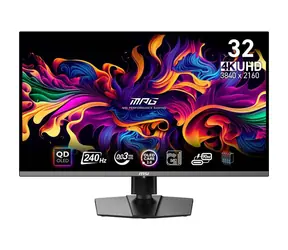 Rozbaleno - 31.5" MSI MPG 321URX QD-OLED černá / 3840 x 2160 / QD-OLED / 16:9 / 0.03ms / 1.5M:1 / 250cd-m2 / / rozbaleno