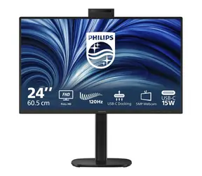 24" PHILIPS 24B2U4301H/00 černá / IPS / 1920 x 1080 / 120Hz / 4ms / 300cd / HDMI / DP / USB-C / REPRO / VESA 