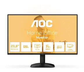 23.8" AOC 24B31H černá / IPS / 1920x1080 / 16:9 / 4ms / 1500:1 / 300cd-m2 / HDMI + VGA / VESA