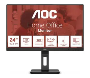 23.8" AOC 24E3QAF černá / IPS / 1920x1080 / 16:9 / 4ms / 1000:1 / 300cd-m2 / HDMI + DP + VGA / VESA