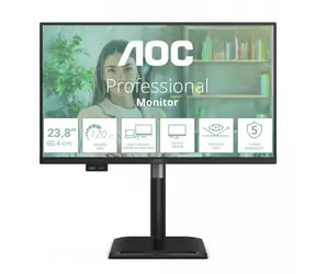23.8" AOC 24P4CV černá / IPS / 1920x1080 / 16:9 / 4ms / 1500:1 / 300cd-m2 / HDMI + DP + USB-C / VESA