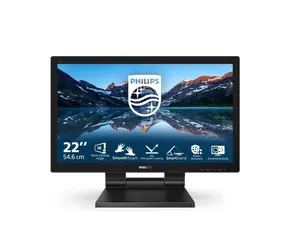 22" PHILIPS 222B9TA/00 černá / 1920 x 1080 / 60Hz / 2ms / 250cd / HDMI / DP / DVI / VGA / REPRO / VESA 
