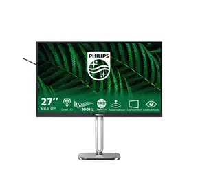 27" PHILIPS 27B2G5500/00 černá / IPS / 2560 x 1440 / 100Hz / 4ms / 300cd / HDMI / DP / REPRO / VESA 