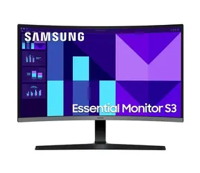 27" SAMSUNG Essential S3 S27D392GAU černá / VA / 1920x1080 / 16:9 / 4ms / 4000:1 / 250cd-m2 / HDMI + VGA / VESA