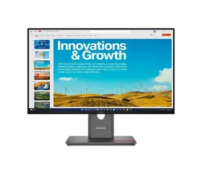 Rozbaleno - 23.8" Lenovo ThinkVision P24QD-40 černá / IPS / 2560 x 1440 / 6ms / 300cd / 1500:1 / DP+HDMI+USB/VESA/Pivot / rozbaleno