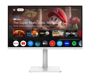 Rozbaleno - 27" MSI Modern MD272UPSW bílá / IPS / UHD / 16:9 / 4ms / 1000:1 / 300cd-m2 / HDMI+DP+USB-C / VESA / rozbaleno