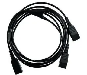 Jabra 8800-02-01 Y / kabel pro zaškolení operátorů / 3 konektory QD / tlačítko mute