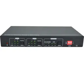 VivoLink HDMI 4x2 4K Matrix Switcher černá / 4x2 HDMI / 4K@60Hz 4:4:4 8bit / ovládání GUI+LAN / DTS:X+Dolby Atmos 