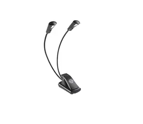 K&M 12243 Dvojité osvětlení hudebního stojanu / LED / 3x 1.5 V AAA