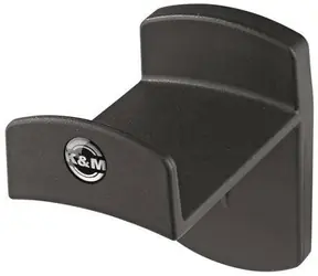 K&M 16312 Držák na zeď pro sluchátka černá
