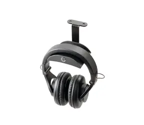 K&M 16330 Držák pro sluchátka černá