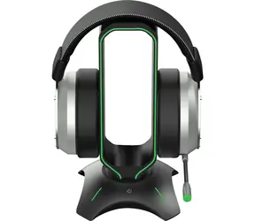 YENKEE YHB 3003 TOWER černá / Herní hub a stojanánek na sluchátka / 3x USB 2.0 / RGB / 1.5m