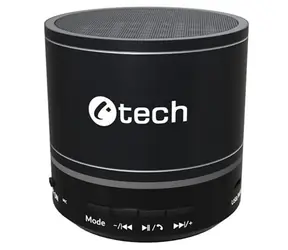 C-TECH SPK-08B černá / Přenosný reproduktor / 3 W / BT 5.0 