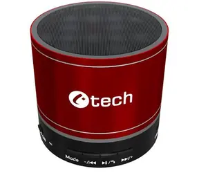 C-TECH SPK-08R červená / Přenosný reproduktor / 3 W / BT 5.0 