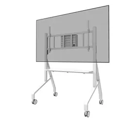 Neomounts BOS FL50-575WH1 / stojan na podlahu pro televize / velikost 65-110" / VESA 100x100 - 1000x600 / nosnost 125 kg