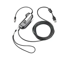 Poly 8K718AA Adaptér náhlavní soupravy PTT (push-to-talk) / USB / stereo / nesériový / kompatibilní s TAA