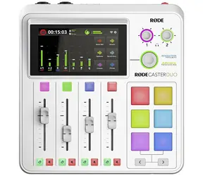 Rode RodeCaster Duo bílá / Digitální mixážní pult /3.5mm / XLR / USB-C / Bluetooth / microSD