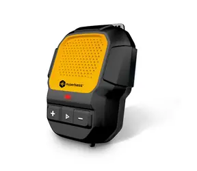 CONNECT IT Hyperbass ClipBEAT černo-žlutá / Bezdrátový reproduktor s klipem / 2W / Bluetooth 5.3 / výdrž 8 h / IPX7