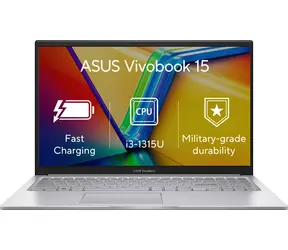  ASUS Vivobook 15 stříbrná / 15.6" FHD / i5-13340U 1.3GHz / 8GB / 512GB SSD /Intel UHD / W11H  