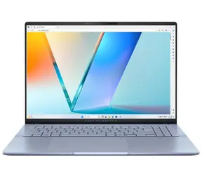 ASUS Vivobook S16 modrá / 16" WQXGA+ / Intel Core Ultra 7 255H 2.0GHz / 16GB / 1TB SSD / Intel Arc 140T / W11P