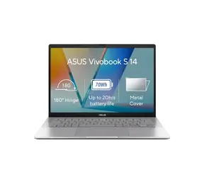 ASUS Vivobook S14 stříbrná / 14" WUXGA / AMD Ryzen 5 220 3.2GHz / 16GB / 1TB SSD / AMD Radeon 740M / W11H