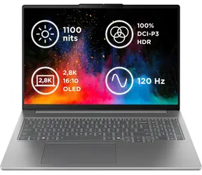 Lenovo IdeaPad Pro 5 16AKP10 šedá / 16" 2.8K / AMD Ryzen AI 7 350 / 32GB / 1TB SSD / RTX 5050 8GB / W11H