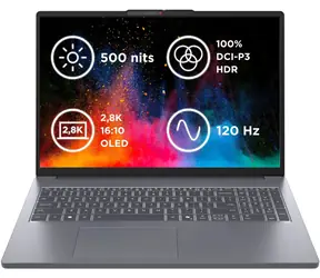 Lenovo IdeaPad Slim 3 16ARP10 šedá / 16" 2.8K / AMD Ryzen 5 7535HS / 16GB / 512GB SSD / AMD Radeon / W11H