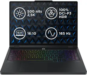 Lenovo Legion Pro 5 16IAX10H černá / 16" WQXGA / Intel Core Ultra 9 275HX / 32GB / 2TB SSD / RTX 5070Ti 12GB / Bez OS