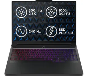 Lenovo Legion Pro 5 16AFR10 černá / 16" WQXGA / AMD Ryzen 9 9955HX3D / 32GB / 1TB SSD / RTX 5080 16GB / Bez OS
