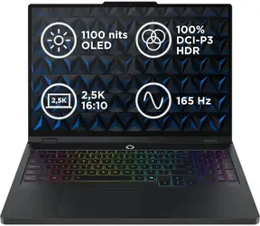 Lenovo Legion Pro 5 16ADR10 černá / 16" WQXGA / AMD Ryzen 7 8745HX / 32GB / 1TB SSD / RTX 5060 8GB / W11H