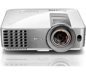 BenQ MW632ST / DLP / 1280 x 800 / 3200 ANSI / 13000:1 / VGA+HDMI / USB / 3D / Repro / Stříbrný