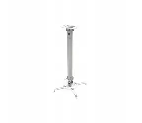 Techly Univerzální stropní držák na projektor 54-90 cm 13.5 kg / otočný 360° / stříbrná