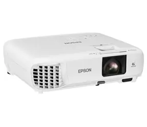EPSON EB-W49 bílá / 3LCD / 1280 x 800 / 3800 ANSI / 16 000:1 / 2x VGA / 2x HDMI / USB / LAN / RS-232C / Repro 5W