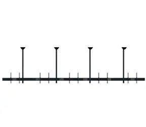 Hagor CPS Menuboard D5L  / stropní držák pro 5 monitorů 46-65" na šířku / VESA max. 600 x 400 mm / Nosnost max. 40 kg
