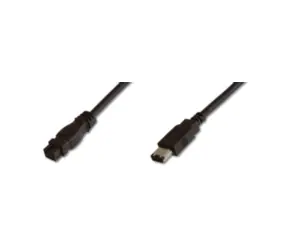 PremiumCord FireWire 800 kabel 9-pin<->6-pin propojovací 2m