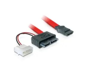 DeLock kabel SATA Slimline All-in-One 7+6pin samice 5V