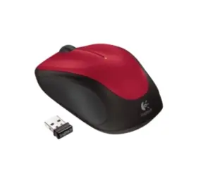 Logitech Wireless Mouse M235 / Myš / USB bezdrátová / Červená / doprodej